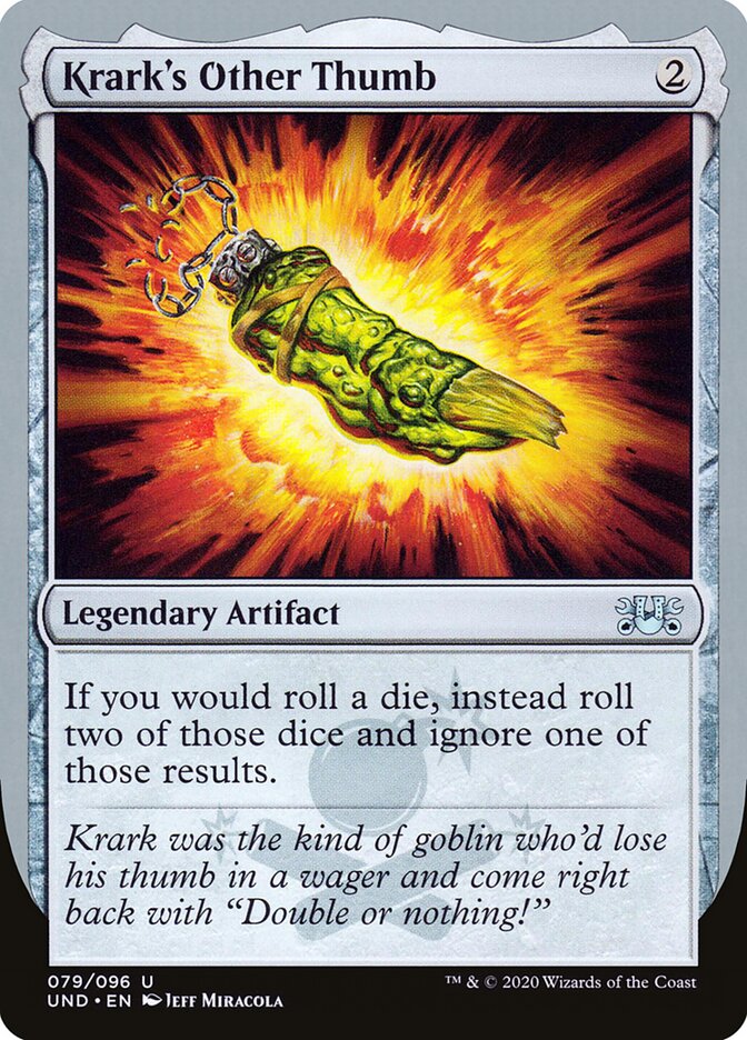 Krark's Other Thumb / Krark's Other Thumb - Magic: The Gathering - MoxLand
