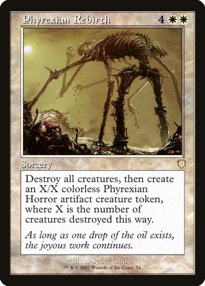 Renascimento Phyrexiano / Phyrexian Rebirth - Magic: The Gathering - MoxLand