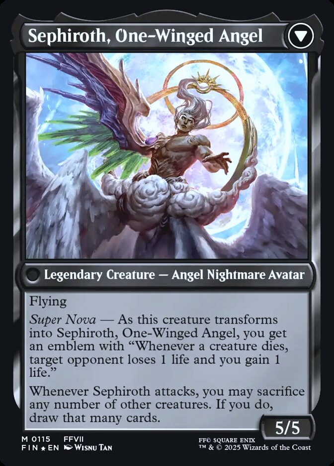 Sephiroth, Fabled SOLDIER - Magic: The Gathering - MoxLand