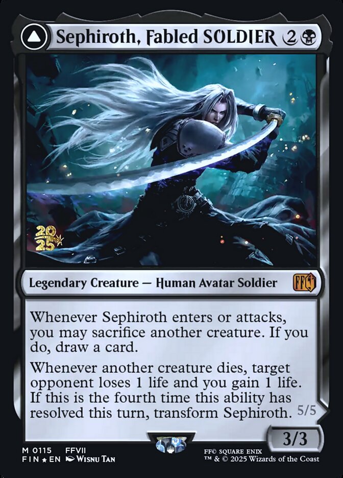Sephiroth, Fabled SOLDIER - Magic: The Gathering - MoxLand