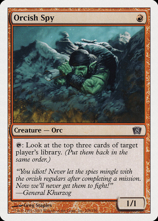 Espião Orc / Orcish Spy - Magic: The Gathering - MoxLand