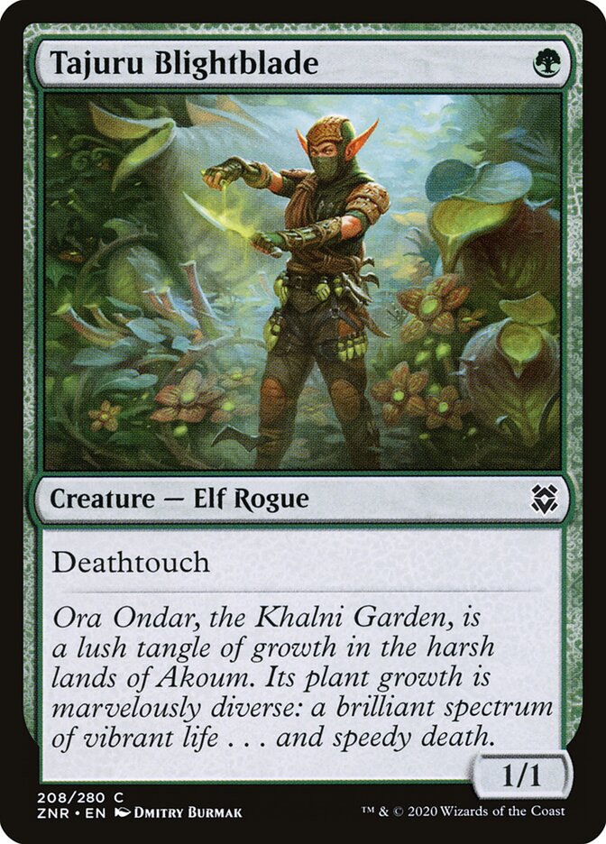 Venenolâmina Tajuru / Tajuru Blightblade - Magic: The Gathering - MoxLand