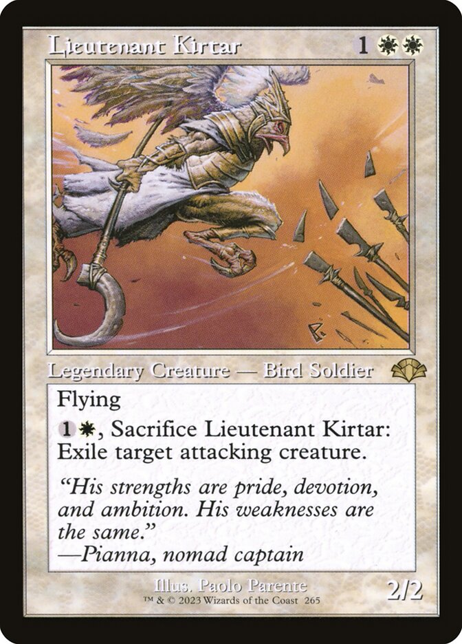 Tenente Kirtar / Lieutenant Kirtar - Magic: The Gathering - MoxLand