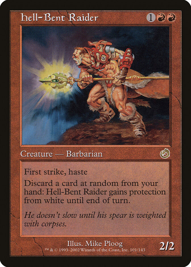 Atacante Inescrupuloso / Hell-Bent Raider - Magic: The Gathering - MoxLand