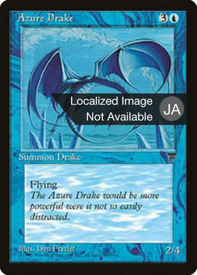 Dragonete Lazur / Azure Drake - Magic: The Gathering - MoxLand