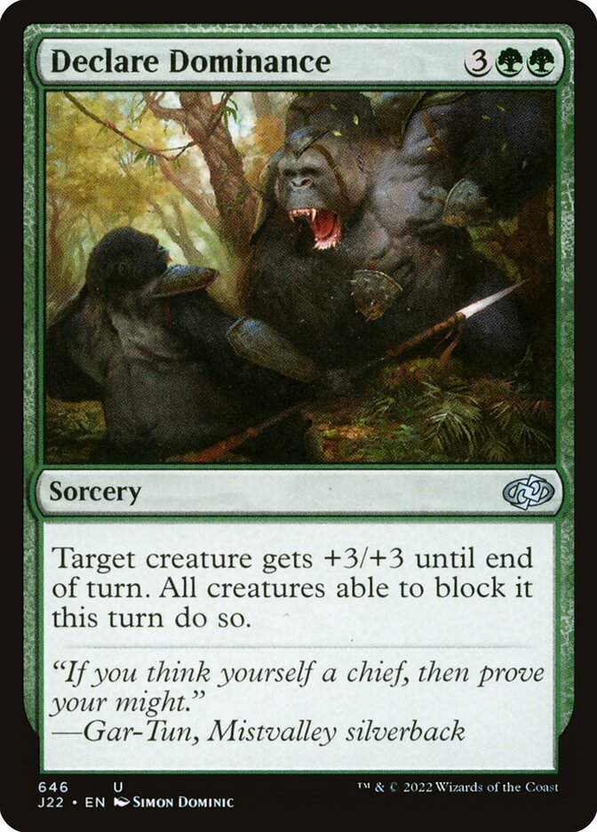 Declarar Dominância / Declare Dominance - Magic: The Gathering - MoxLand