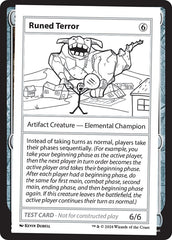 Runed Terror - Magic: The Gathering - MoxLand