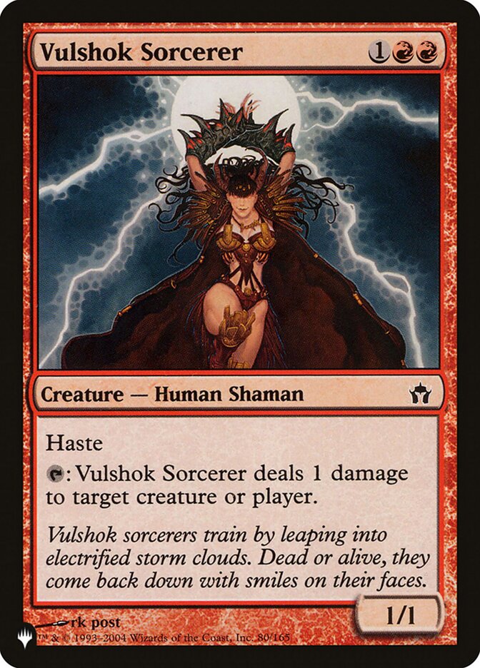 Feiticeiro Vulshoque / Vulshok Sorcerer - Magic: The Gathering - MoxLand