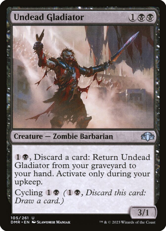 Gladiador Morto-vivo / Undead Gladiator - Magic: The Gathering - MoxLand