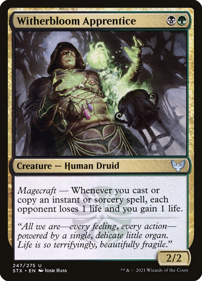 Aprendiz de Murchaflor / Witherbloom Apprentice - Magic: The Gathering - MoxLand