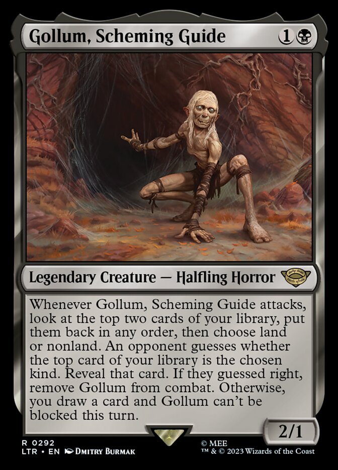 Gollum, Guia Ardiloso / Gollum, Scheming Guide - Magic: The Gathering - MoxLand