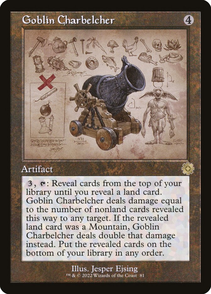 Canhão de Fogo dos Goblins / Goblin Charbelcher - Magic: The Gathering - MoxLand