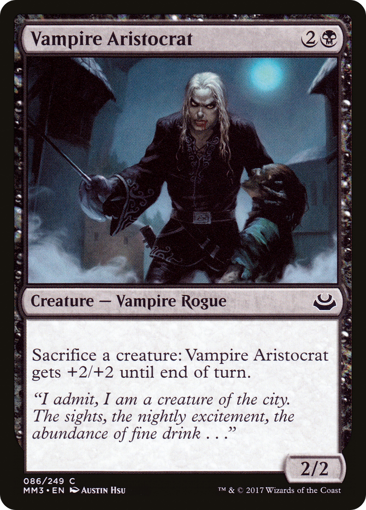 Vampiro Aristocrata / Vampire Aristocrat