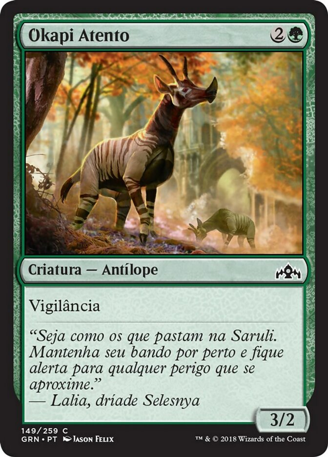 Okapi Atento / Wary Okapi - Magic: The Gathering - MoxLand