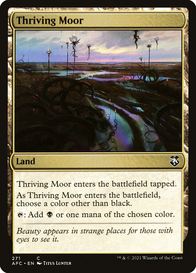 Charco Vicejante / Thriving Moor - Magic: The Gathering - MoxLand