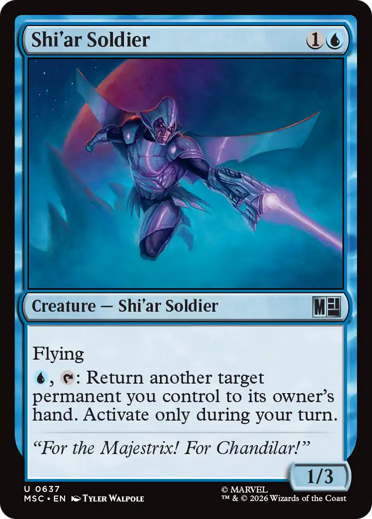 Shi'ar Soldier - Magic: The Gathering - MoxLand