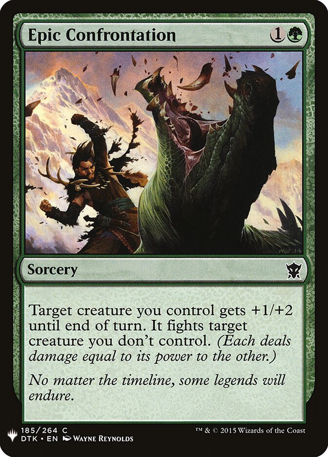 Confronto Épico / Epic Confrontation - Magic: The Gathering - MoxLand