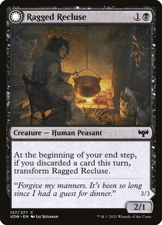 Reclusa Maltrapilha / Ragged Recluse - Magic: The Gathering - MoxLand