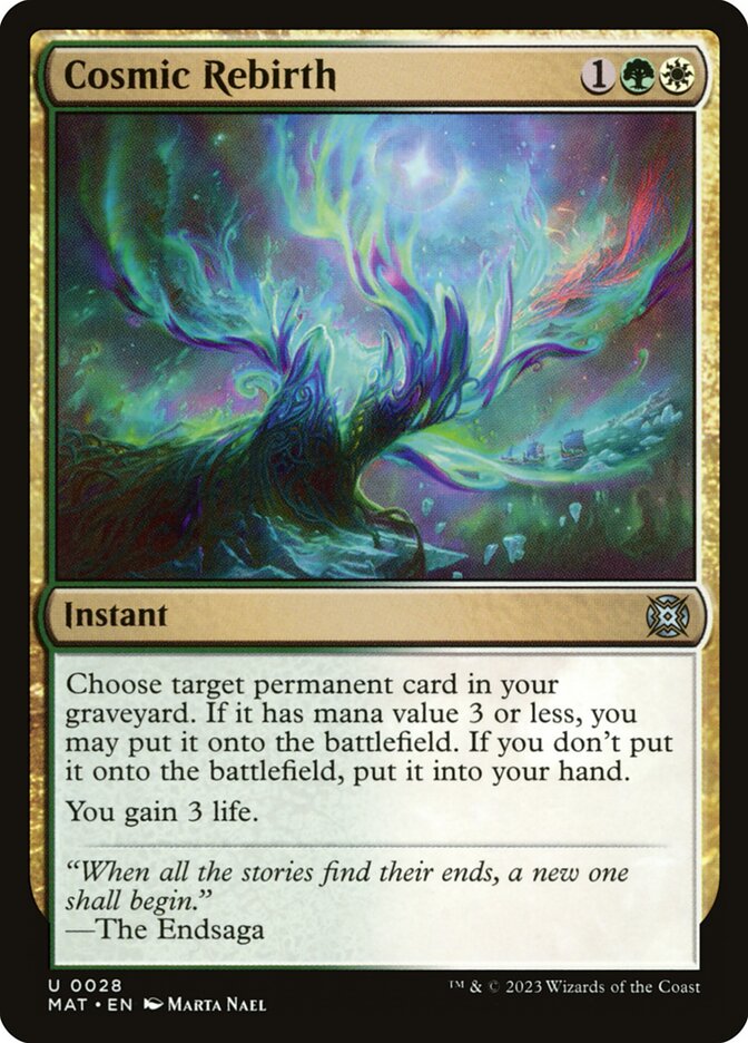Renascimento Cósmico / Cosmic Rebirth - Magic: The Gathering - MoxLand