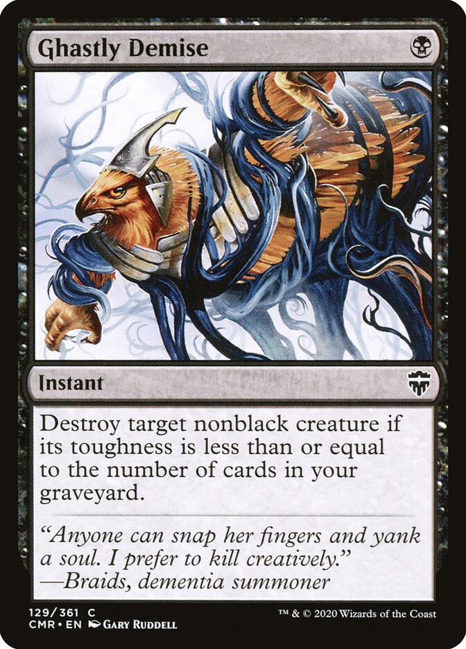 Abdicação Forçada / Ghastly Demise - Magic: The Gathering - MoxLand