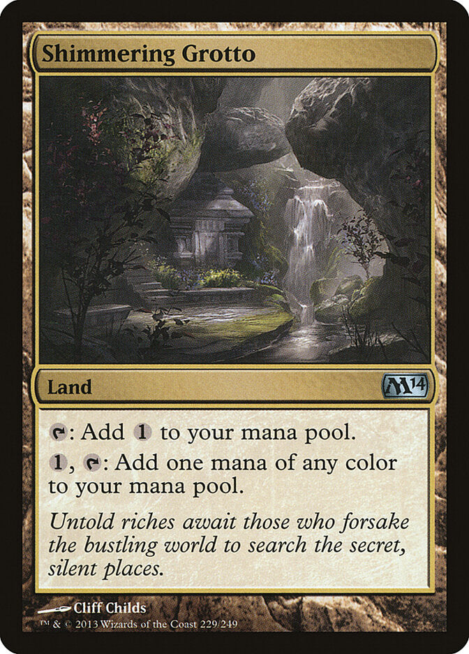 Gruta Cintilante / Shimmering Grotto - Magic: The Gathering - MoxLand