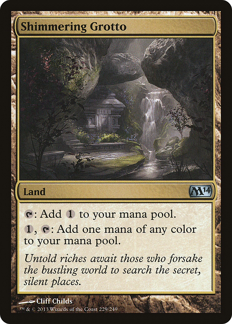 Gruta Cintilante / Shimmering Grotto - Magic: The Gathering - MoxLand