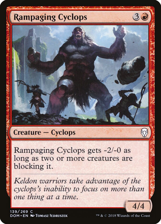 Ciclope Enfurecido / Rampaging Cyclops - Magic: The Gathering - MoxLand