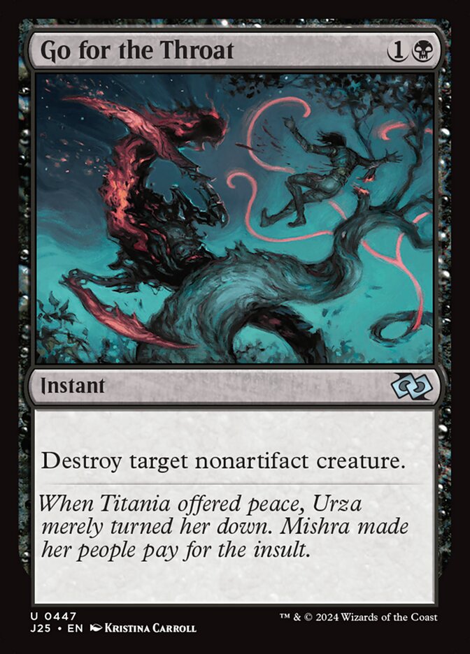 Atacar na Jugular / Go for the Throat - Magic: The Gathering - MoxLand