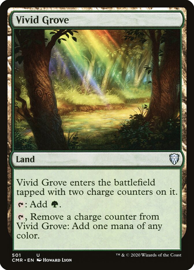 Bosque Vívido / Vivid Grove - Magic: The Gathering - MoxLand