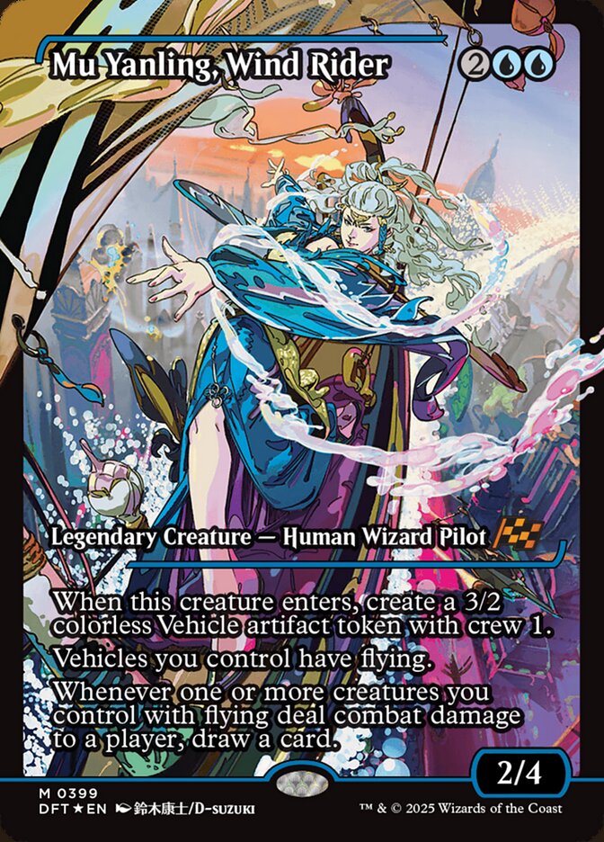 Mu Yanling, Ginete do Vento / Mu Yanling, Wind Rider - Magic: The Gathering - MoxLand