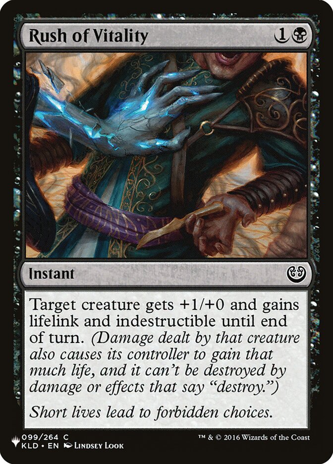 Ímpeto de Vitalidade / Rush of Vitality - Magic: The Gathering - MoxLand