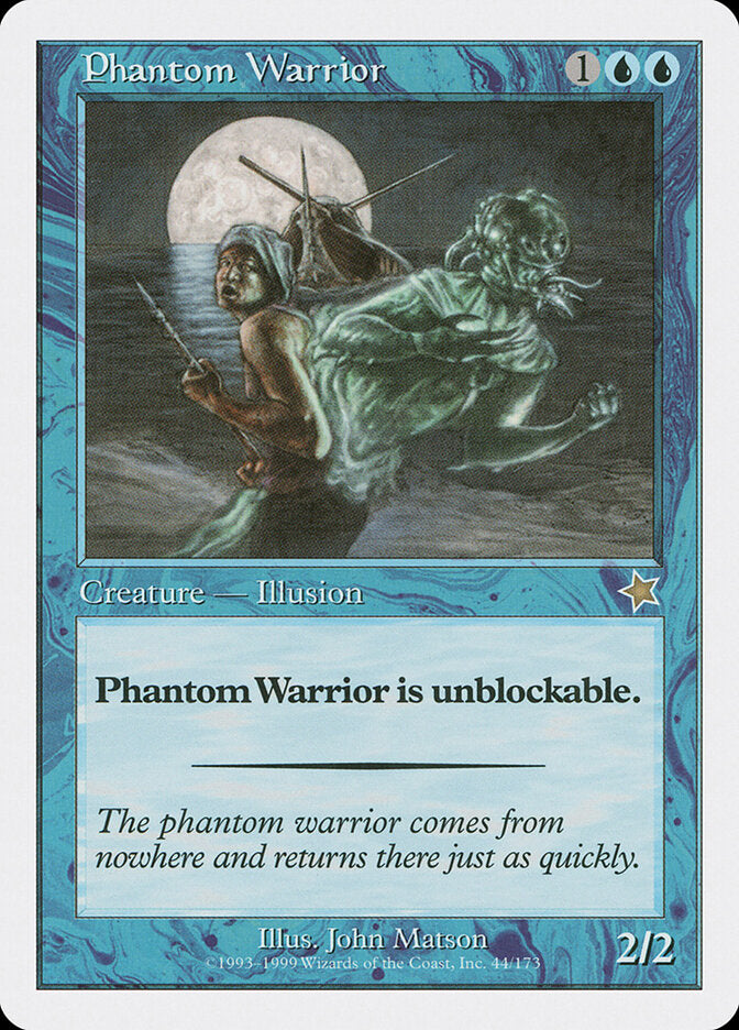 Guerreiro Fantasma / Phantom Warrior - Magic: The Gathering - MoxLand