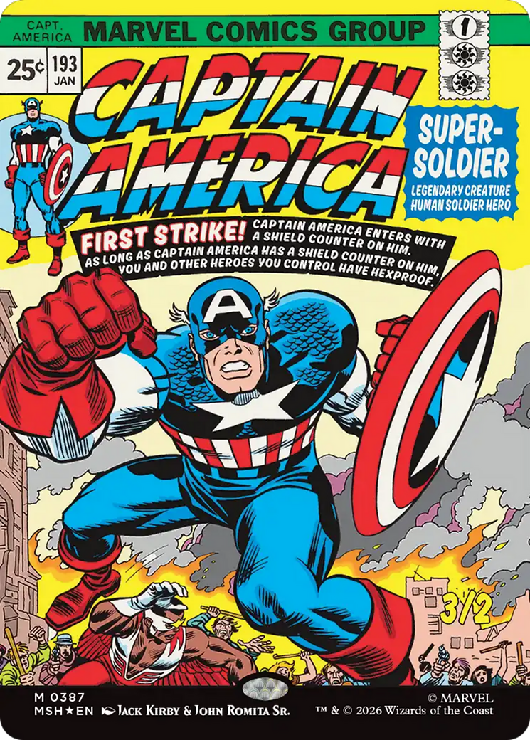 Captain America, Super-Soldier - Magic: The Gathering - MoxLand