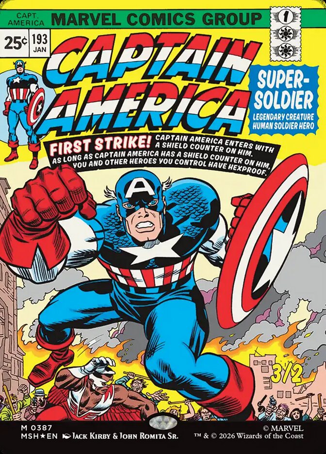 Captain America, Super-Soldier - Magic: The Gathering - MoxLand