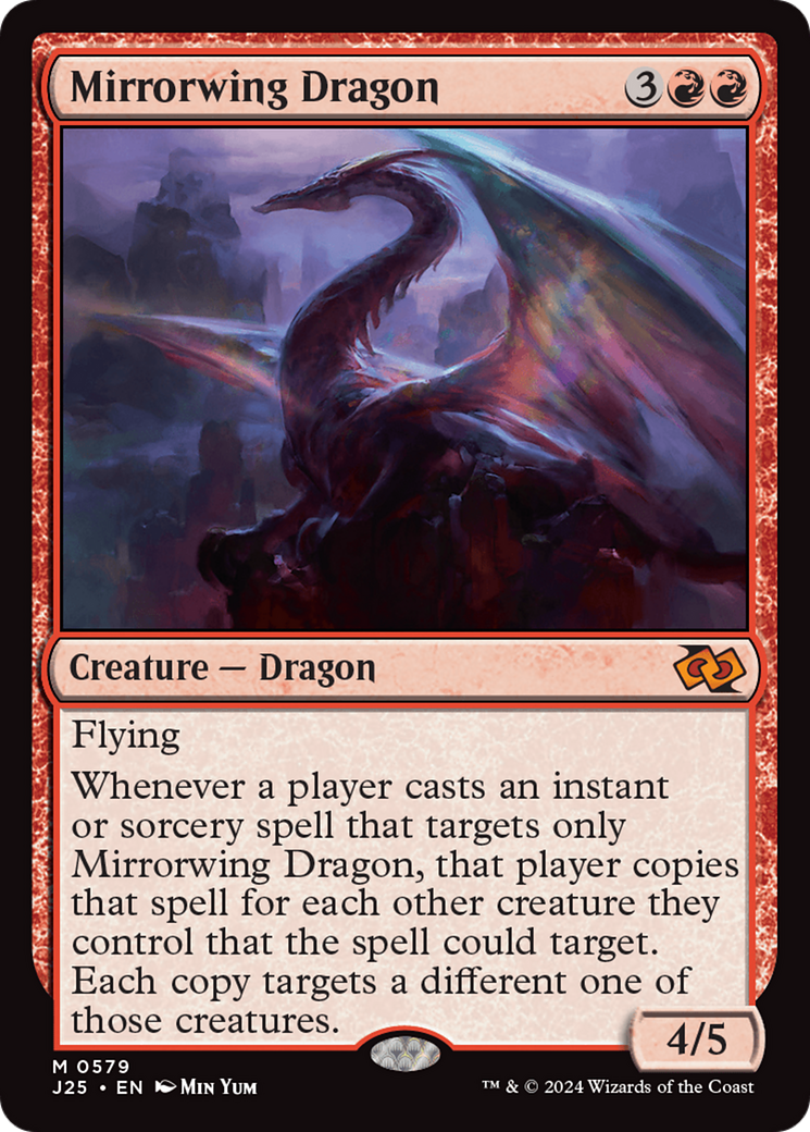 Dragão Asa-de-espelho / Mirrorwing Dragon - Magic: The Gathering - MoxLand