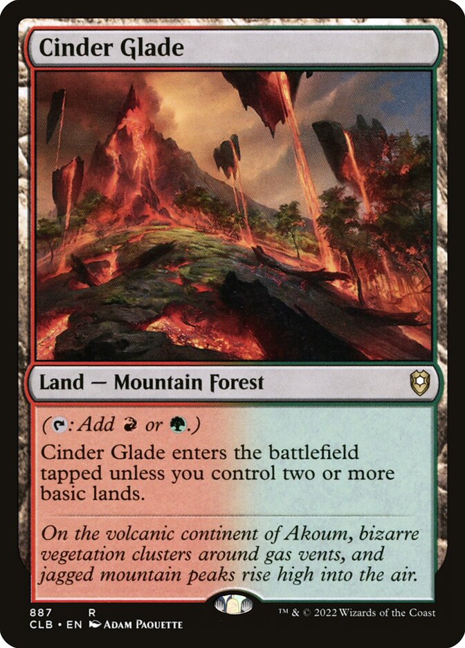 Clareira das Cinzas / Cinder Glade - Magic: The Gathering - MoxLand
