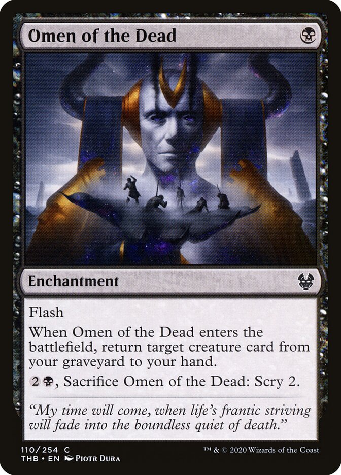 Augúrio dos Mortos / Omen of the Dead - Magic: The Gathering - MoxLand