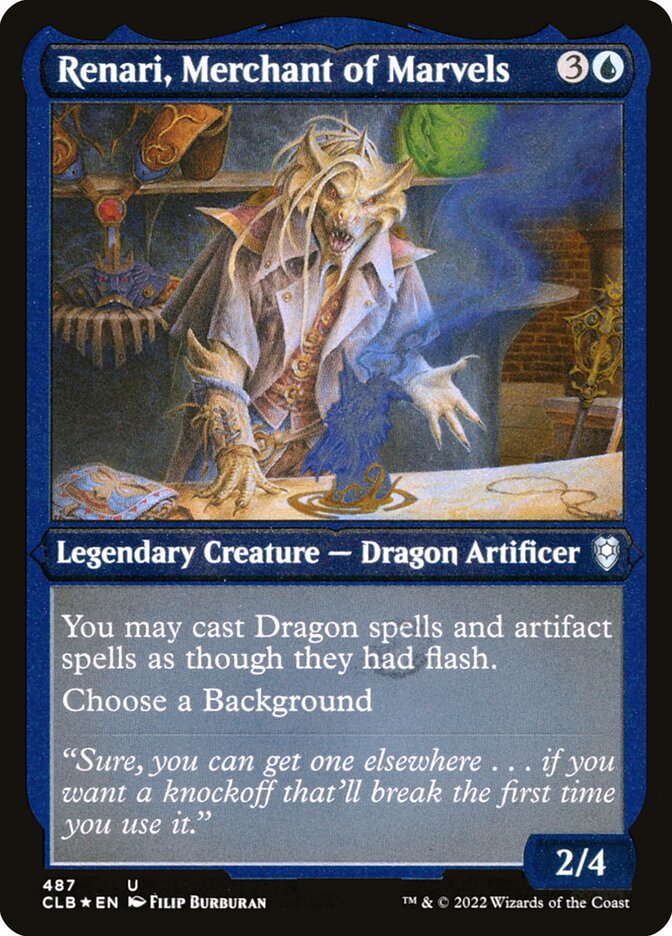 Renari, Comerciante de Maravilhas / Renari, Merchant of Marvels - Magic: The Gathering - MoxLand