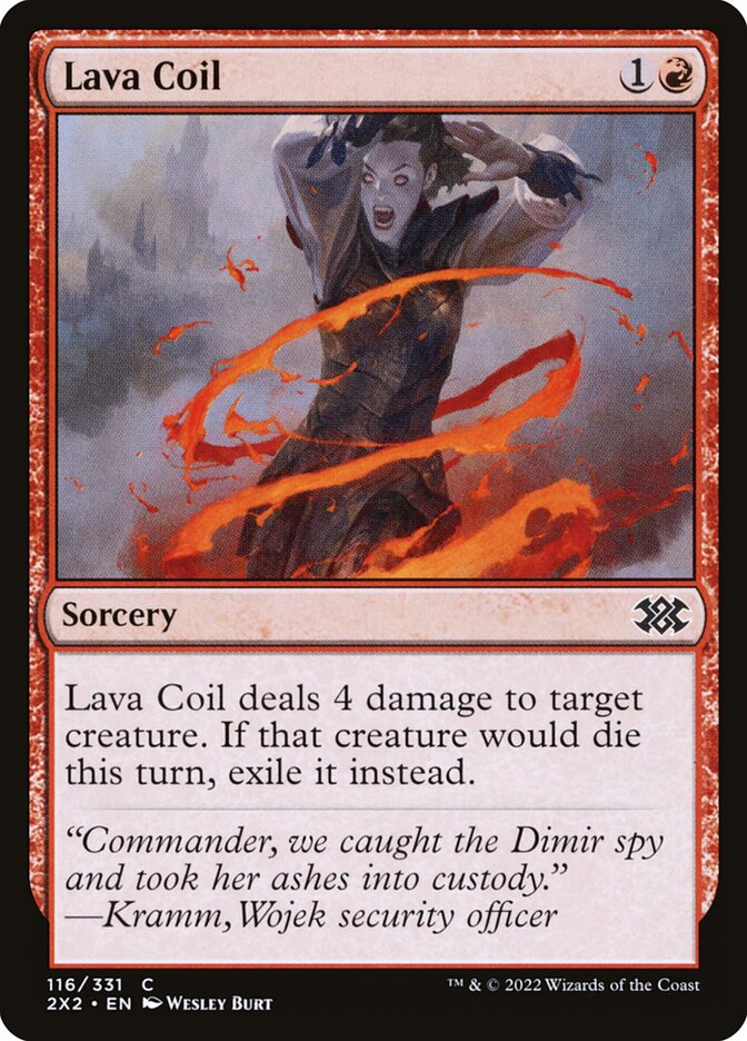 Hélice de Lava / Lava Coil - Magic: The Gathering - MoxLand