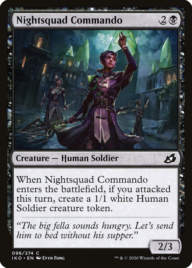 Comando do Esquadrão Noturno / Nightsquad Commando - Magic: The Gathering - MoxLand