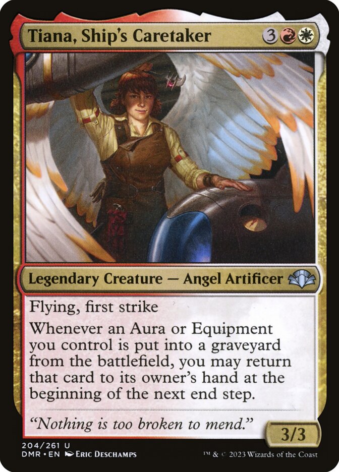 Tiana, Mecânica de Bordo / Tiana, Ship's Caretaker - Magic: The Gathering - MoxLand