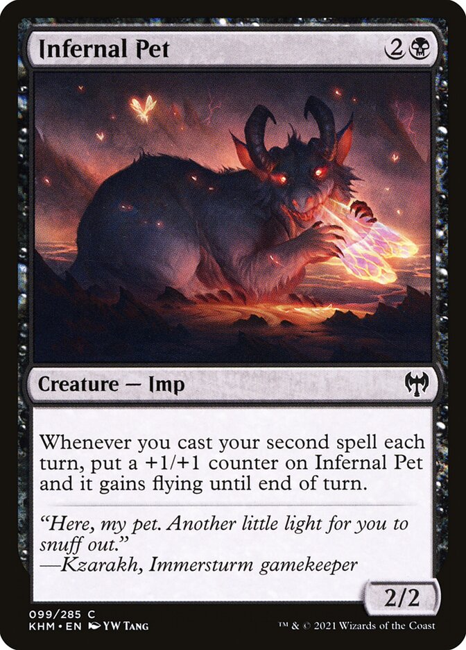 Mascote Infernal / Infernal Pet - Magic: The Gathering - MoxLand