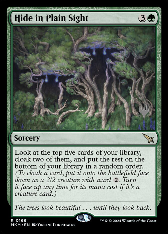 Esconder-se em Plena Vista / Hide in Plain Sight - Magic: The Gathering - MoxLand