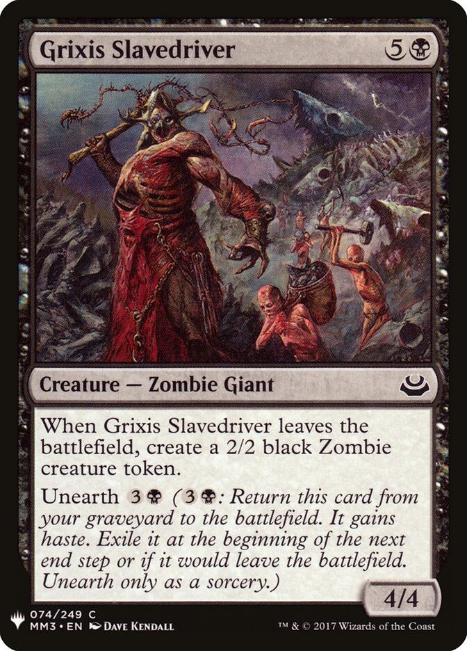 Feitor Grixis / Grixis Slavedriver - Magic: The Gathering - MoxLand