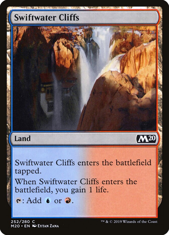 Cordilheiras das Cascatas / Swiftwater Cliffs - Magic: The Gathering - MoxLand