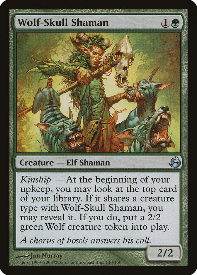 Xamã Caveira-de-Lobo / Wolf-Skull Shaman - Magic: The Gathering - MoxLand