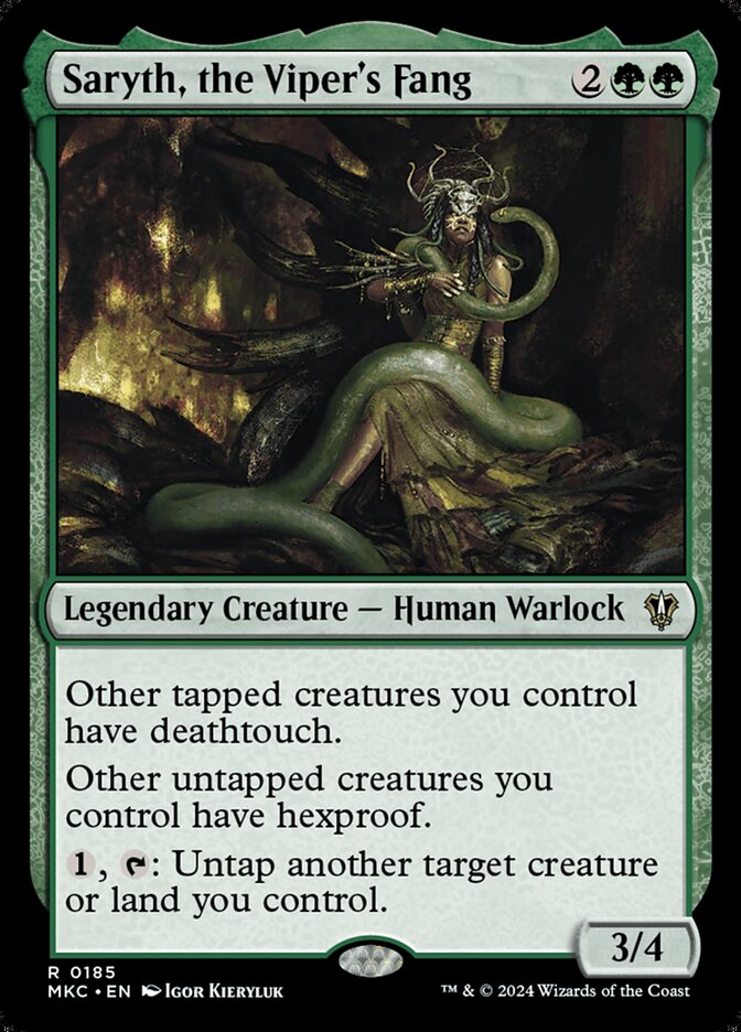 Saryth, a Presa da Víbora / Saryth, the Viper's Fang - Magic: The Gathering - MoxLand