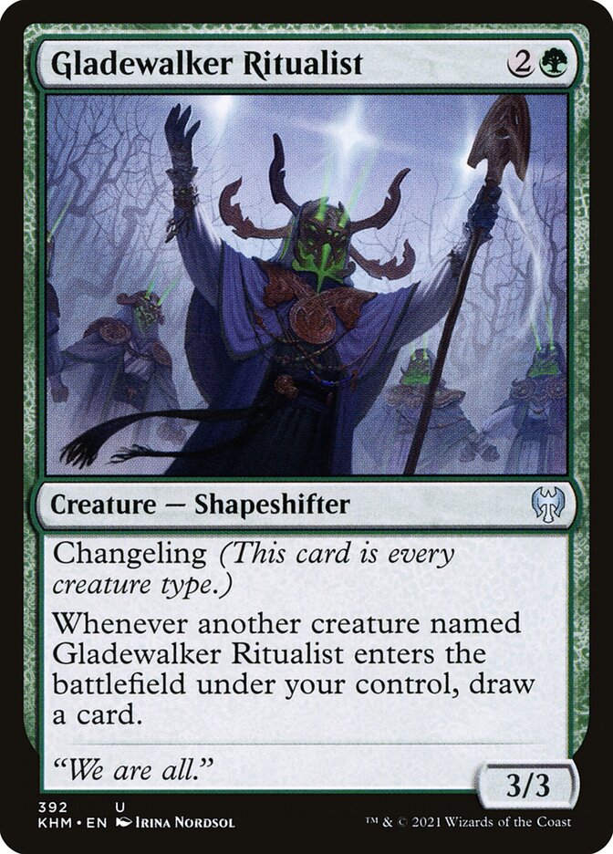 Ritualista Passa-clareiras / Gladewalker Ritualist - Magic: The Gathering - MoxLand
