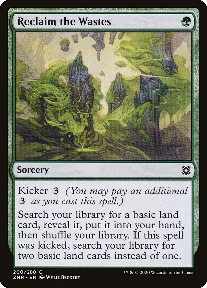 Recuperar os Ermos / Reclaim the Wastes - Magic: The Gathering - MoxLand
