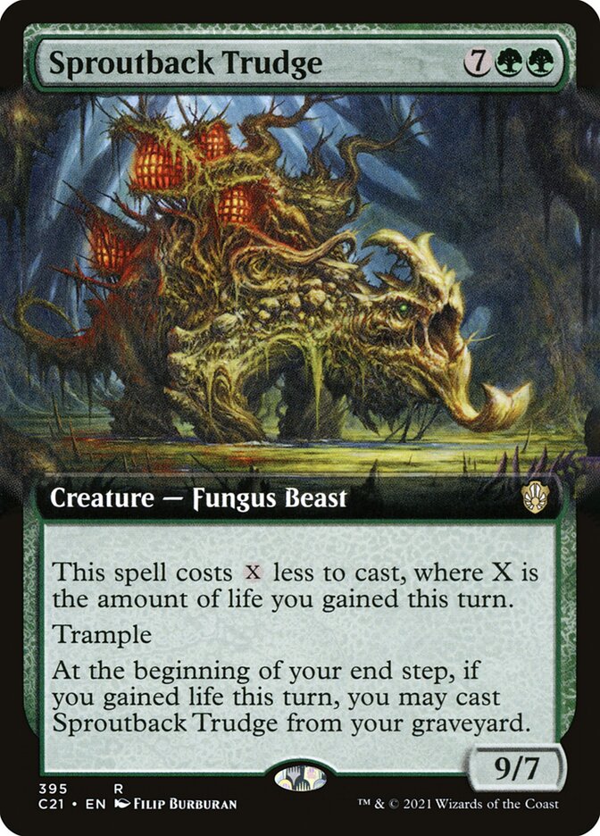 Rojo Fungidórseo / Sproutback Trudge - Magic: The Gathering - MoxLand